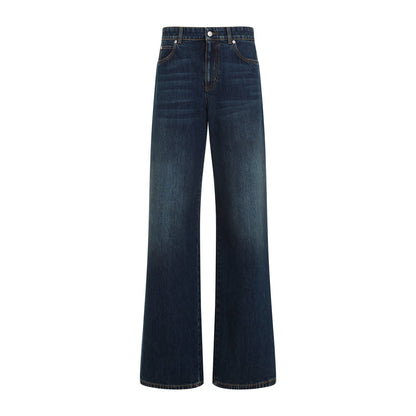 Alexander mcqueen cotton jeans women