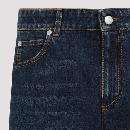 Alexander mcqueen cotton jeans women