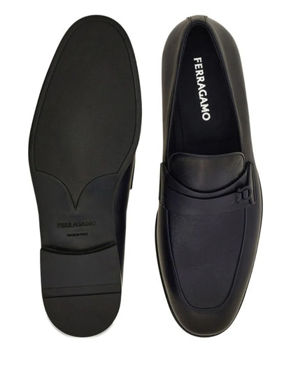 Ferragamo Men Desio Shaded Leather Loafers by Luosophy