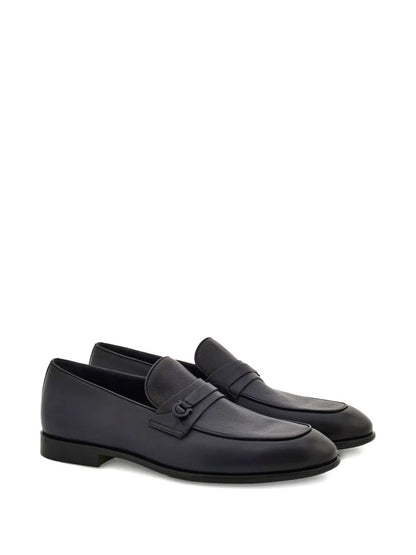 Ferragamo Men Desio Shaded Leather Loafers by Luosophy