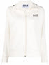Golden Goose Women Zipped Sweatshirt With Grosgrain Strip And Stars by Luosophy