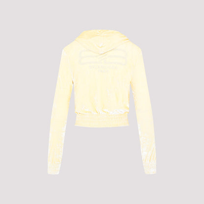Balenciaga Fitted Zip-Up Hoodie Women by Luosophy