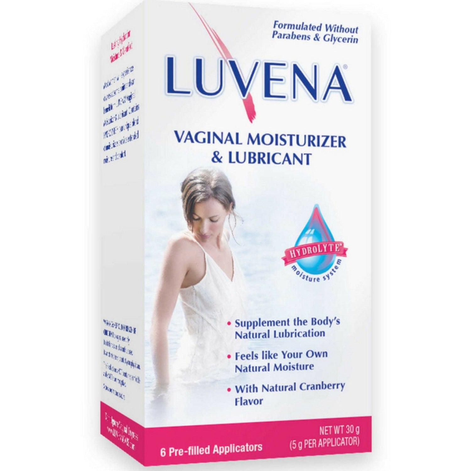 Luvena Prebiotic Vaginal Moisturizer &amp; Lubricant Pre-Filled Applicators 6Ct by Pasteur Pharmacy