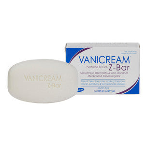 Vanicream Z Bar Seborrheic Dermatitis And Anti-dandruff Medicated Cleansing Bar 3.5Oz (99g) by Pasteur Pharmacy