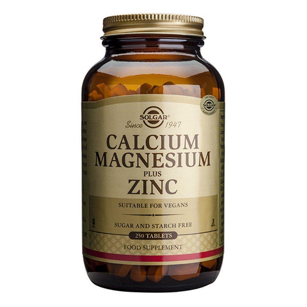 Solgar Calcium Magnesium Plus Zinc - 250 Tablets by Pasteur Pharmacy