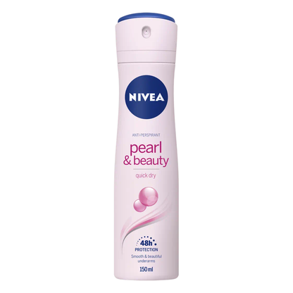 Nivea Pearl &amp; Beauty 48h Protection Anti-Perspirant Spray 150ml by Pasteur Pharmacy