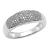 0.49 Carat Genuine White Diamond .925 Sterling Silver Ring by Bids.com