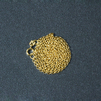 14k Yellow Gold Rolo Chain 1.9mm by Bids.com