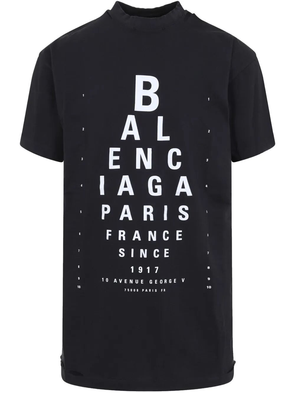 Balenciaga Women Optical Artwork Oversized T-Shirt by Luosophy