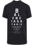 Balenciaga Women Optical Artwork Oversized T-Shirt by Luosophy