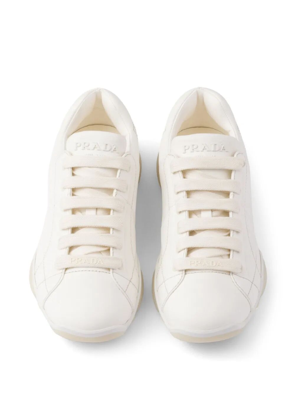 Prada Women Nappa Leather Sneakers by Luosophy