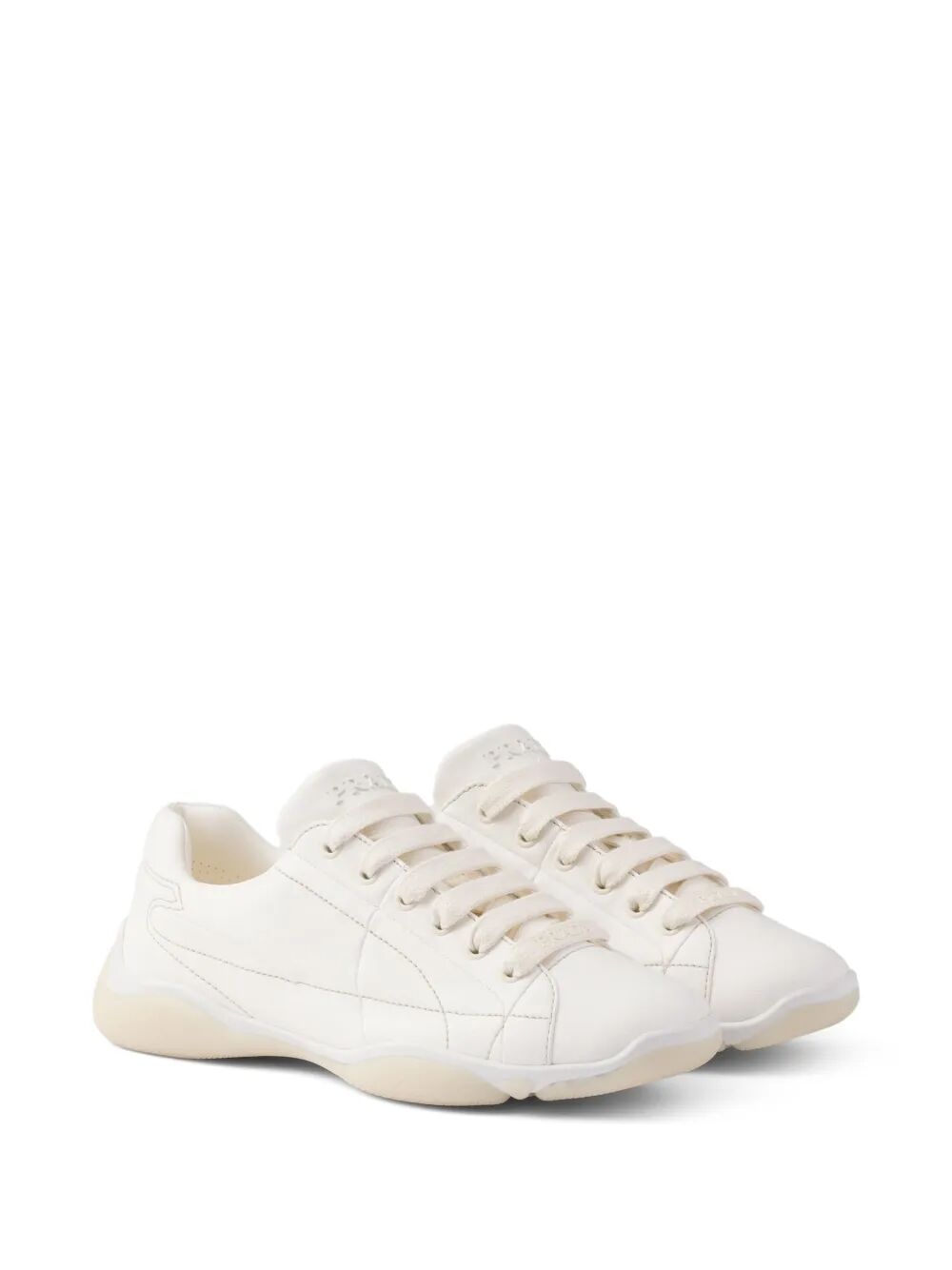 Prada Women Nappa Leather Sneakers by Luosophy