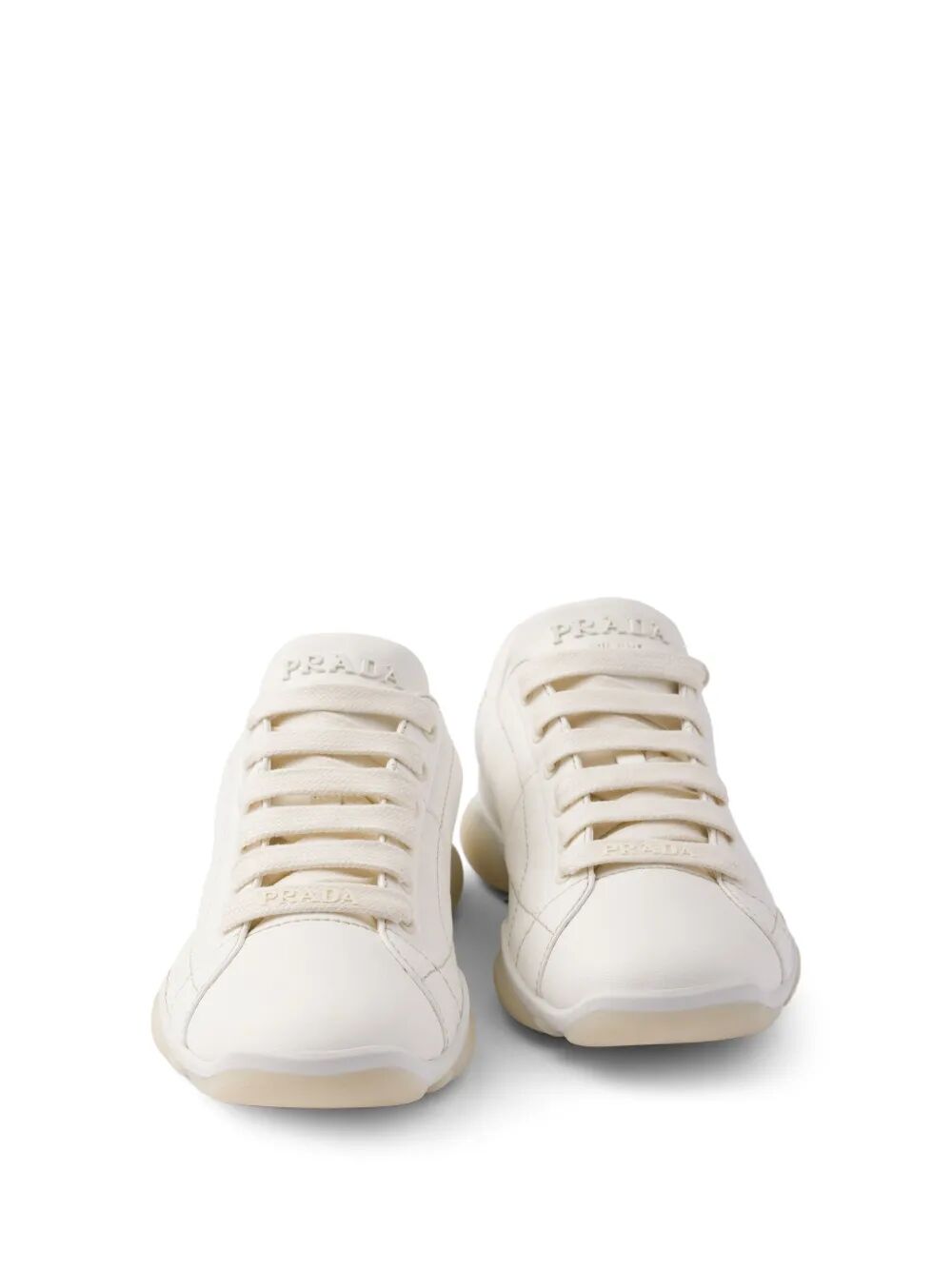 Prada Women Nappa Leather Sneakers by Luosophy
