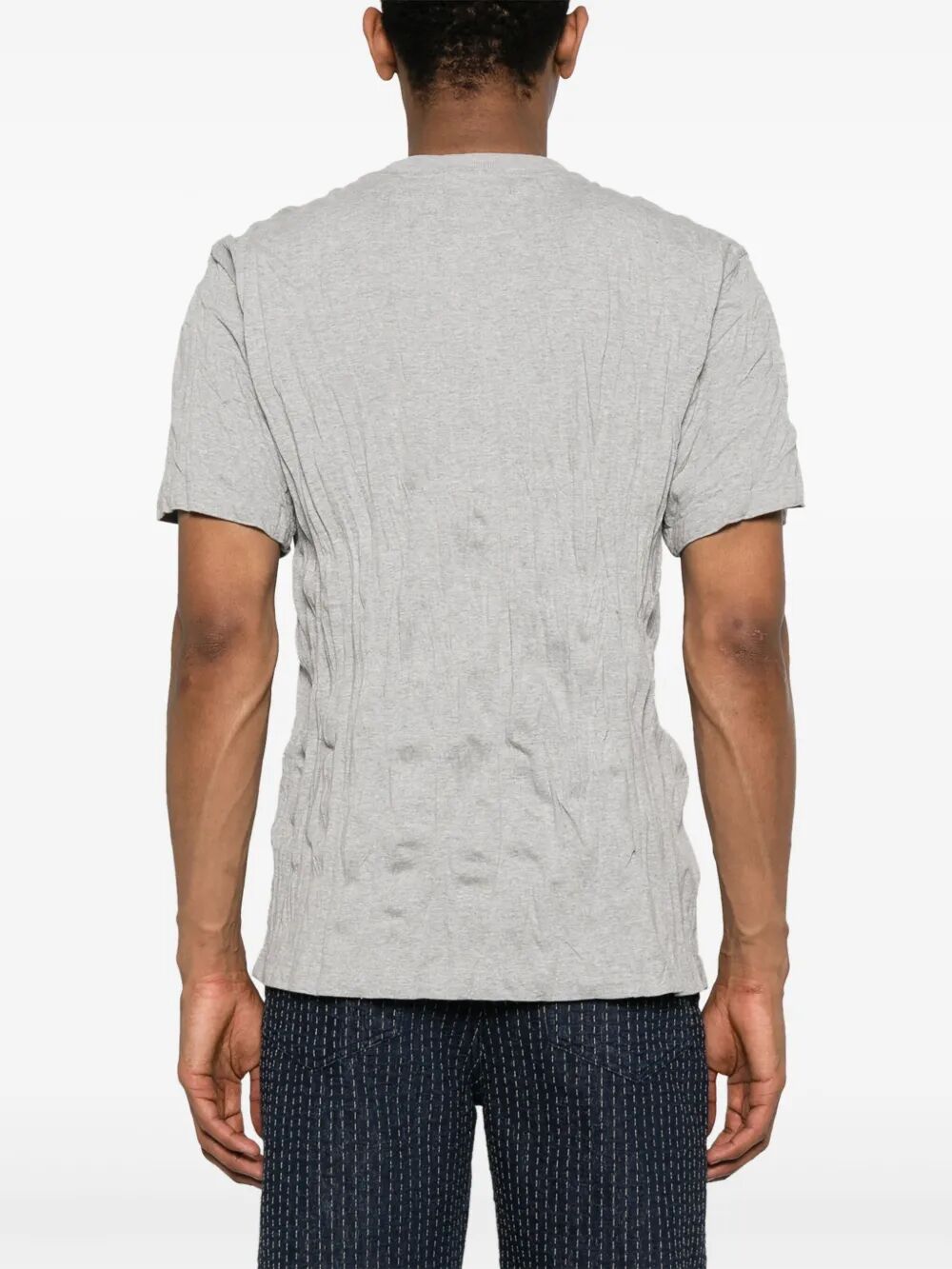 Bottega Veneta Men Graphic Rabbit-Print Crushed Cotton Jersey T-Shirt by Luosophy