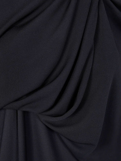 Tom Ford Women Chain Stones Embroidery On Crepe Jersey Cocktail Dress by Luosophy