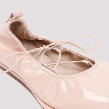 Simone Rocha Heart Toe Lace-Up Ballerina Women by Luosophy
