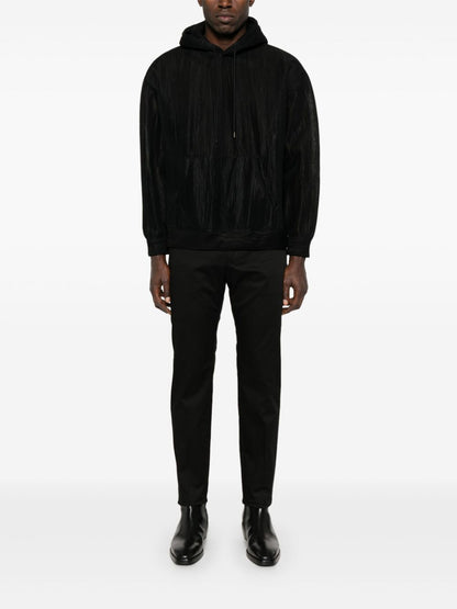 Dolce &amp; Gabbana Men Logo-Embroidered Tapered Leg Cotton Trousers by Luosophy