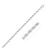 3.0mm 14k White Gold Solid Diamond Cut Rope Chain by Bids.com