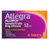 Allegra Adult Non-Drowsy Allergy Relief, 12 Hour (60mg), 12 Tablets by Pasteur Pharmacy