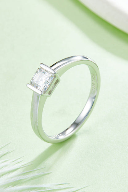Brilliant Round Cut Sparkala™ Platinum Over Pure Sterling Silver Solitaire Ring by Sparkala