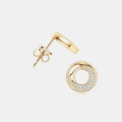 925 Sterling Silver Inlaid Sparkala™ Stud Earrings by Sparkala