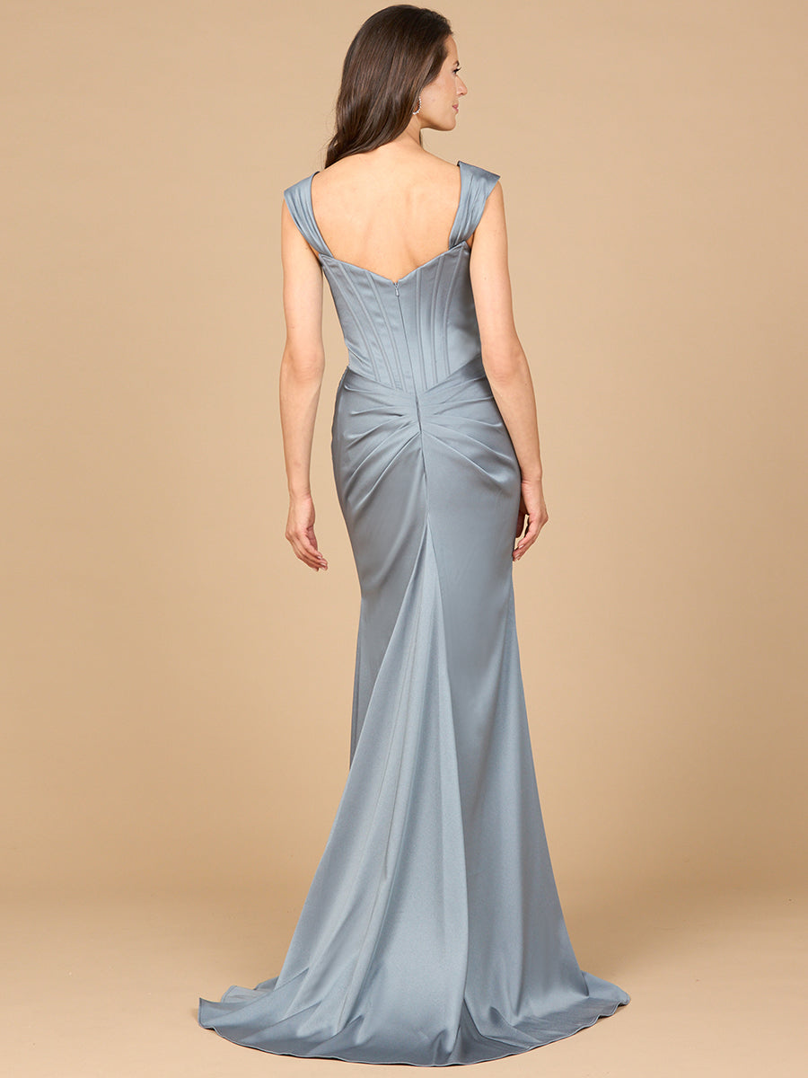 Sleeveless Corset Gown by Lara New York