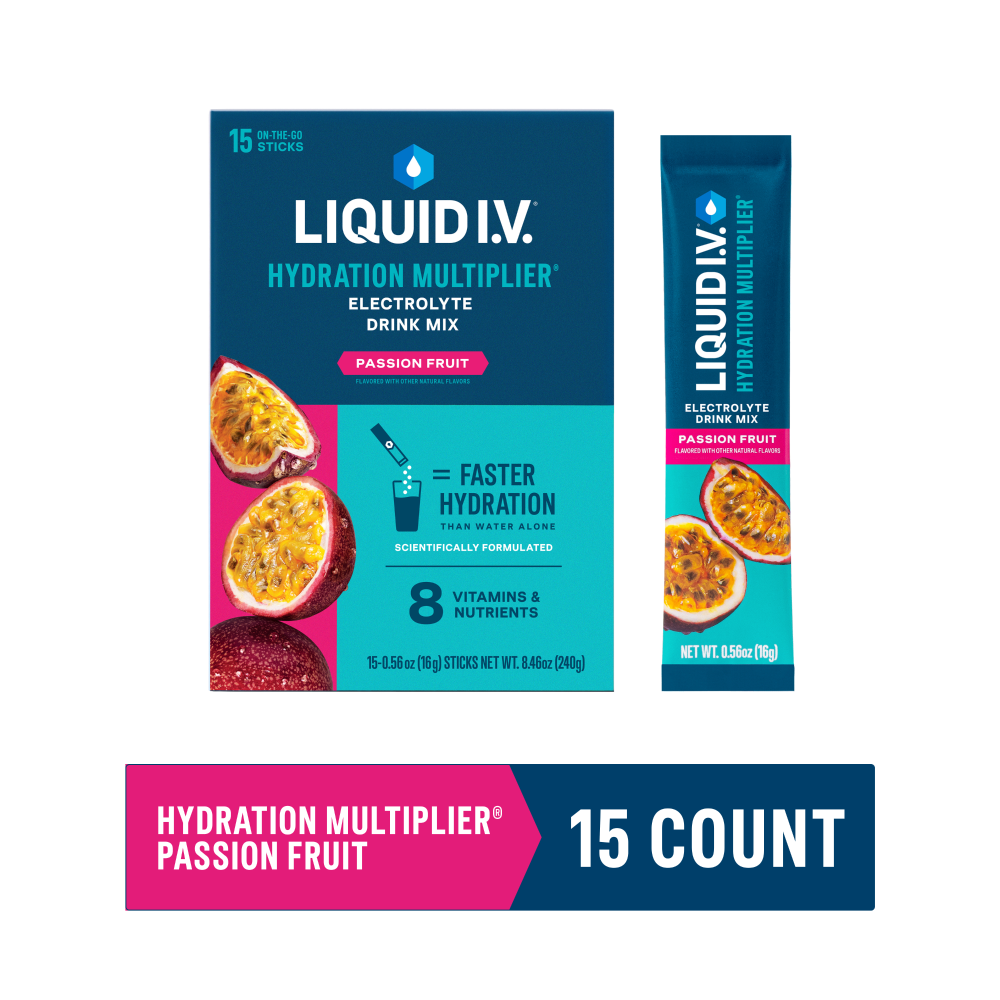 Liquid I.V.® Hydration Multiplier® – Passion Fruit Electrolyte Drink Mix by Pasteur Pharmacy