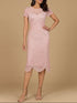 Beaded Midi Dress with Cap Sleeves by Lara New York