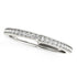 14k White Gold Classic Style Diamond Wedding Band (1/5 cttw) by Bids.com