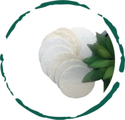 10-Pack Natural Loofah Pads  DestGlow