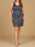 Sleeveless Beaded Short Dress by Lara New York