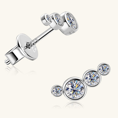 Sparkala™ Pure Sterling Silver Stud Earrings - DestGlow