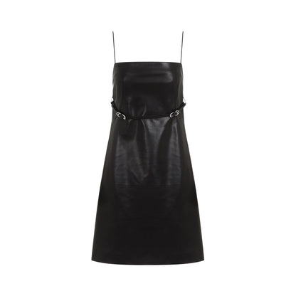Givenchy Voyou Leather Mini Dress Women by Luosophy