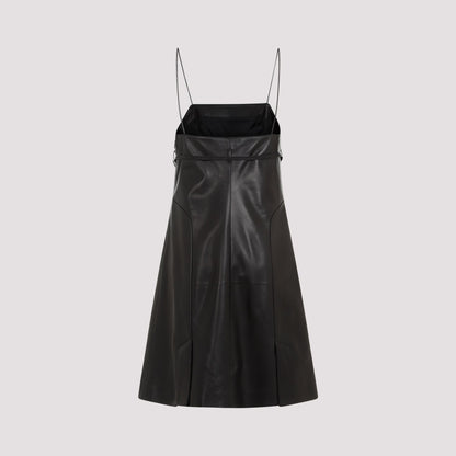 Givenchy Voyou Leather Mini Dress Women by Luosophy
