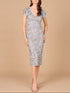 Floral Beaded Midi Dress by Lara New York