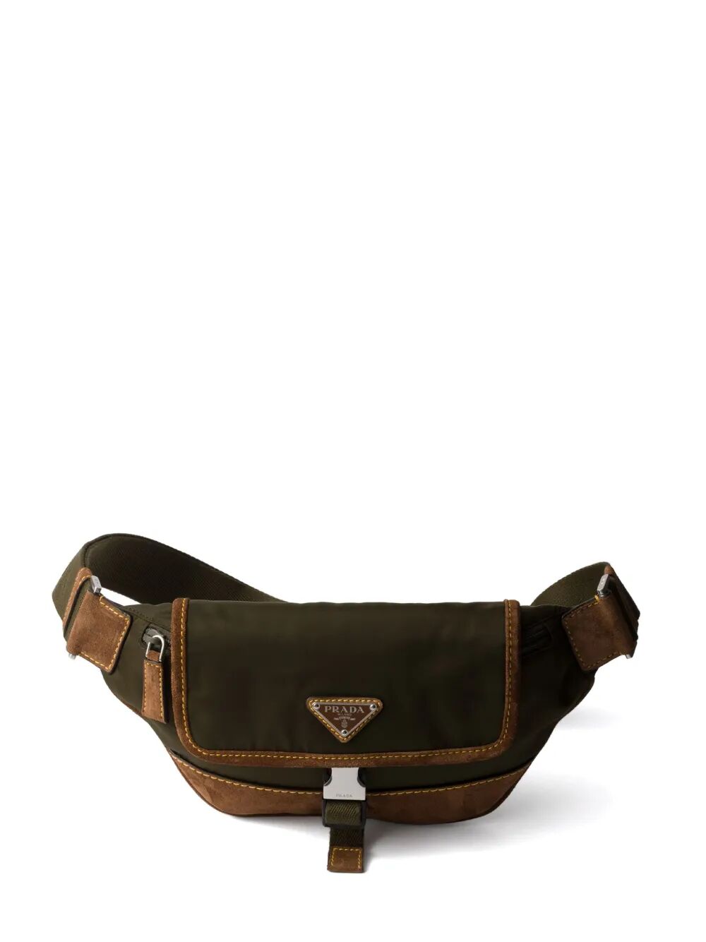 Prada Men Re-Nylon And Suede Belt Bag by Luosophy