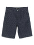 Fendi Men Ff Jacquard Denim Shorts by Luosophy