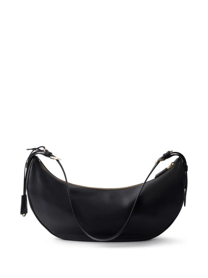 Prada Women Prada Demi-Lune Large Leather Shoulder Bag by Luosophy