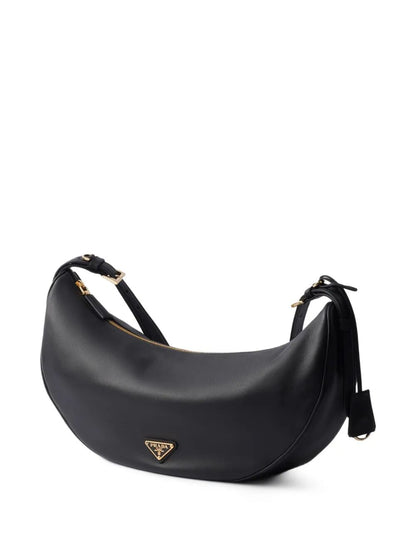 Prada Women Prada Demi-Lune Large Leather Shoulder Bag by Luosophy