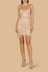 Spaghetti Strap Cocktail Dress with Fringes by Lara New York