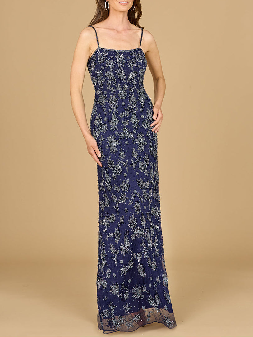 Sheath Gown with Long Sleeve Jacket by Lara New York