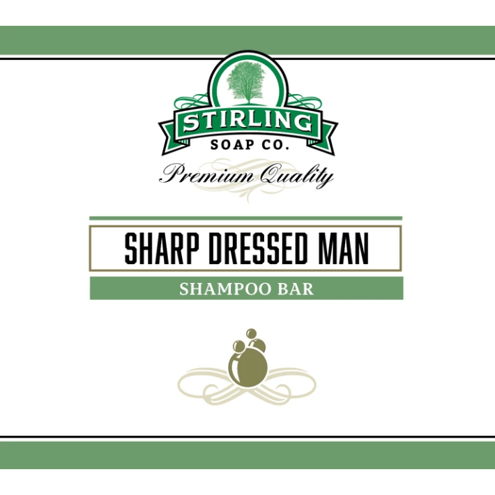 Stirling Soap Co. Sharp Dressed Man Shampoo Bar 3.8 Oz by Pasteur Pharmacy
