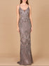 Sleeveless V-Neck Beaded Dress by Lara New York