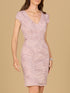 Cap Sleeve Cocktail Gown - OUTLET by Lara New York