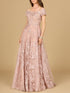 Off Shoulder A-Line Gown | Lara 29122 by Lara New York