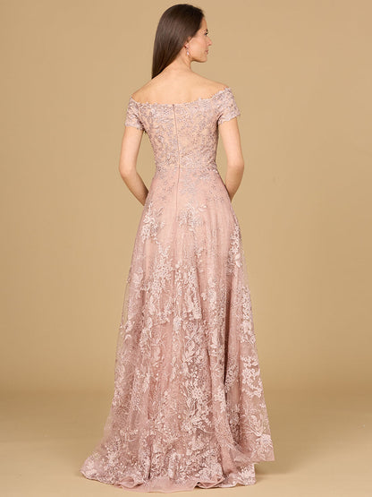 Off Shoulder A-Line Gown | Lara 29122 by Lara New York