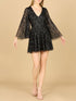 Bell Sleeve Sequin Cocktail Dress by Lara New York