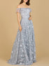 Flutter Off Shoulder Lace Gown by Lara New York