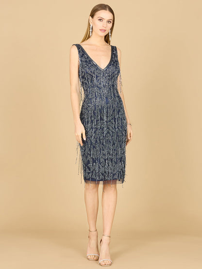 Fringe Cocktail Dress by Lara New York
