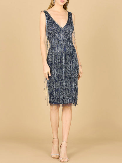 Fringe Cocktail Dress by Lara New York